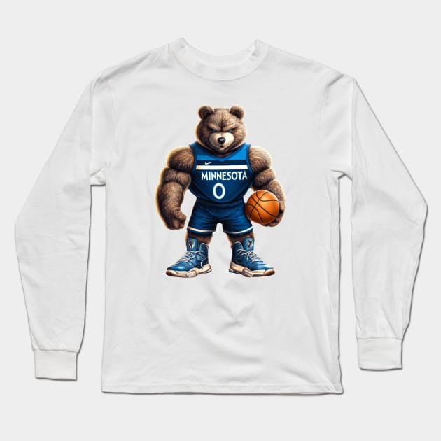 Minnesota Timberwolves Long Sleeve T-Shirt by Americansports